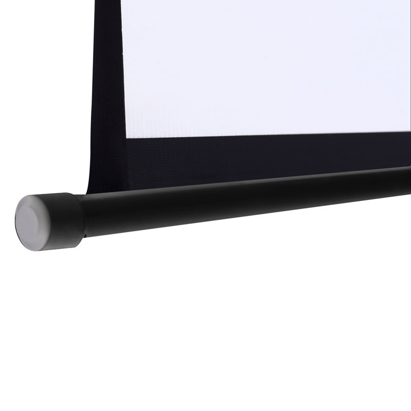 Inbox Zero Outdoor Manual Projector Screen Projector Screen, 147cm H x 203cm W x 0.04cm D