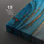 Pastel, bleu, bleu sarcelle, vague de fumée, tourbillons, formes abstraites, illustrations, art moderne-102292241-102292242
