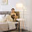 Lewiston 56'' Tray Table Floor Lamp Set with USB-817448935
