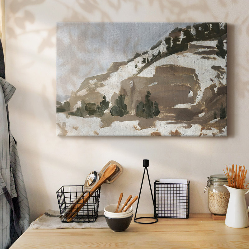 «Snowy Rise II», toile tendue avec châssis, H 24 po x l 36 po