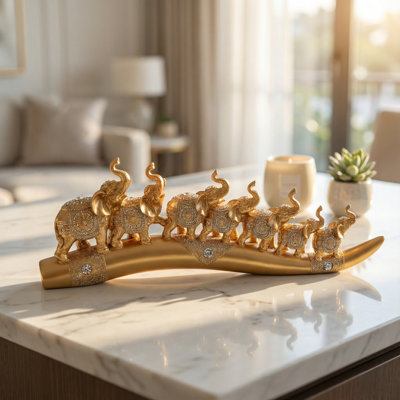 Creative Elephant Statue Decor,