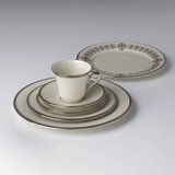 Lenox Solitaire Bone China 5 Piece Place Setting, Service for 1