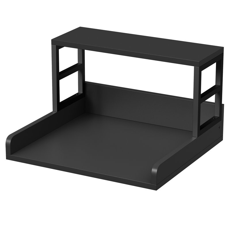 Washer Dryer Countertop, Wooden Countertop for Washer and Dryer, (Black), 16.7"H x 27.5"W x 27.5"D