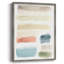 Watercolor Swatches II, reproduction encadrée - bois massif-418040232