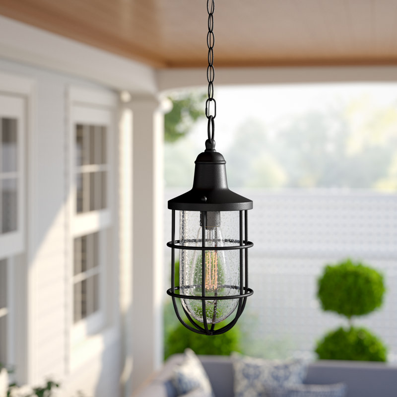 Lanterne suspendue d’extérieur 1 lumière amis