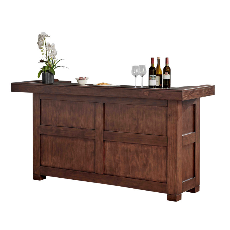 Savannah 84'' Solid Wood Home Bar