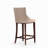 Shubert Modern Vegan Leather Upholstered Beech Wood Bar Stool in Tan-1085296837-1085296847