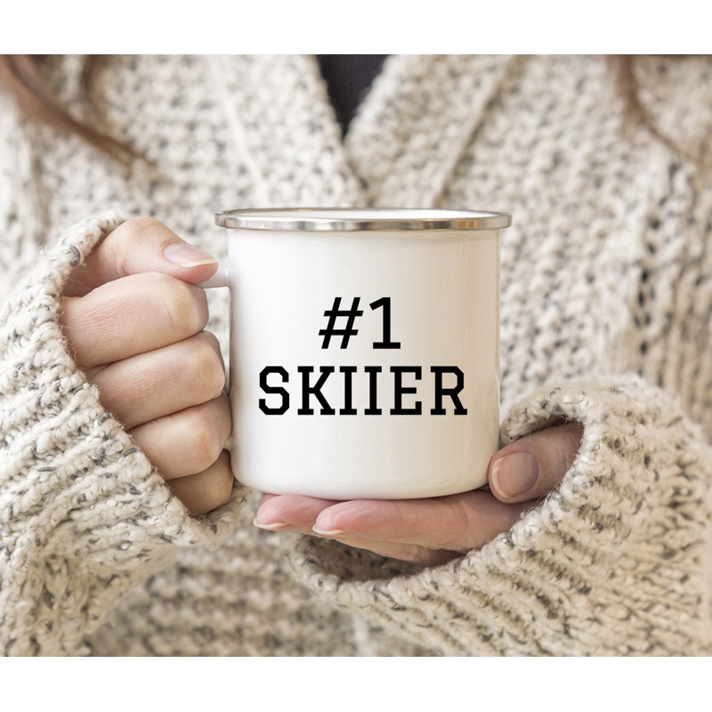 Tasse de camping Campfire, Skieur