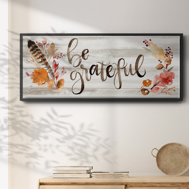 Grateful - toile encadrée