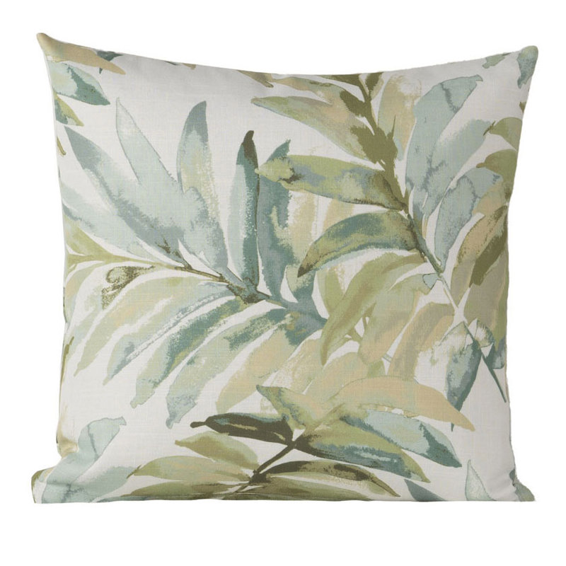 Verdure Tropical Print Pillow, 17" x 17", Polyester