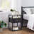Audrinah 15.7'' W Metal Nightstand-665052355