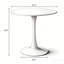 Table basse moderne ronde 31,5 po pour le salon