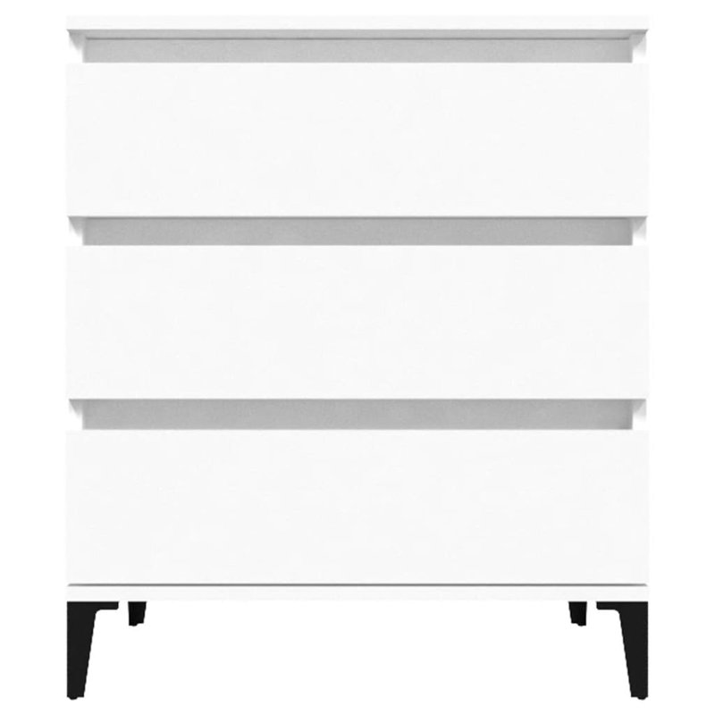 Caraban 60cm Sideboard, Optical White/Black