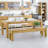 Ponston Pine Solid Wood Dining Table-2129259796