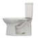 Drake® 1.6 GPF Elongated Two-Piece Toilet with Tornado Flush (Seat Not Included)
