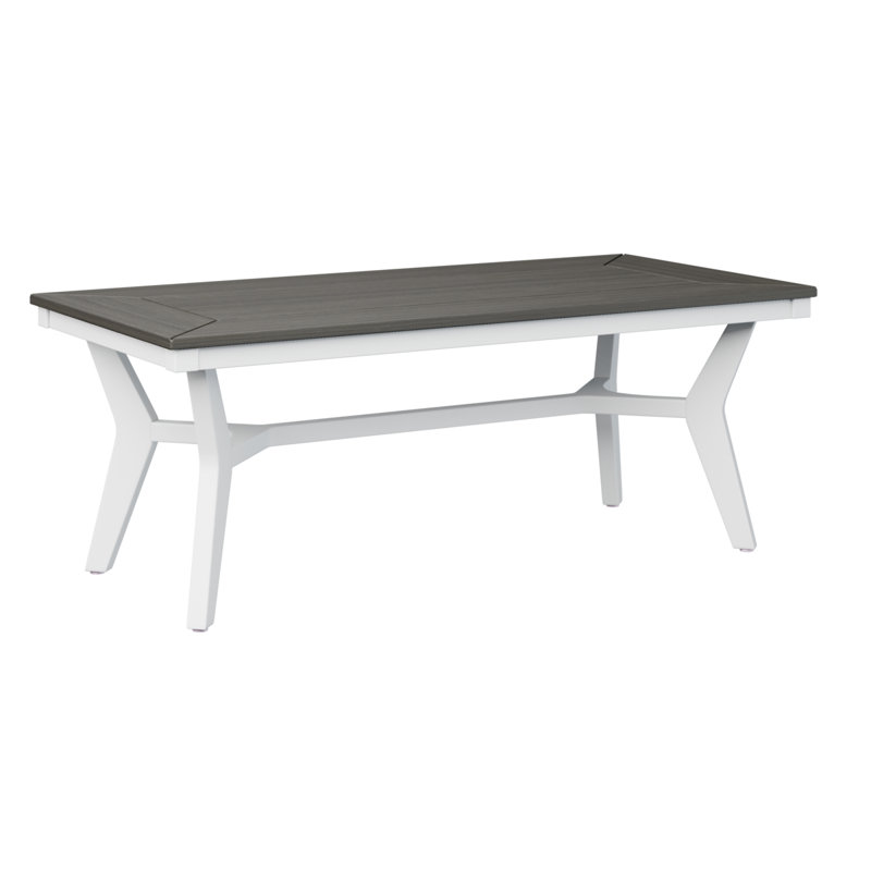 Berlin Gardens Mayhew Rectangular Coffee Table, Coastal Gray
