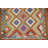 Geometric Kilim Reversible Wool Rug 4x6