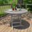 Anette 4-Person 48" Round, Counter-Height Dining Set-1657050564