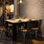 Extendable Dining Table 120-160cm, Nature Wood
