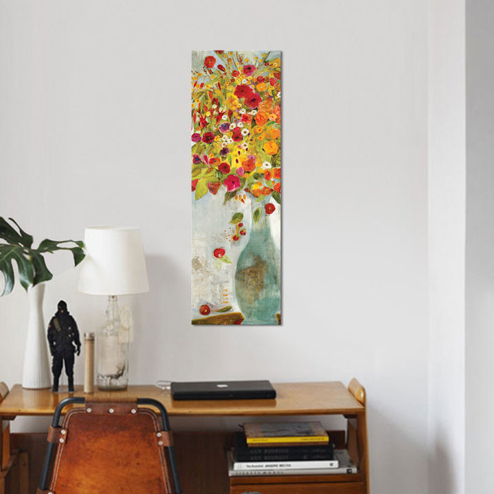 «Exuberance I», reproduction sur toile, H 72 po x l 24 po x P 1,5 po, Toile tendue
