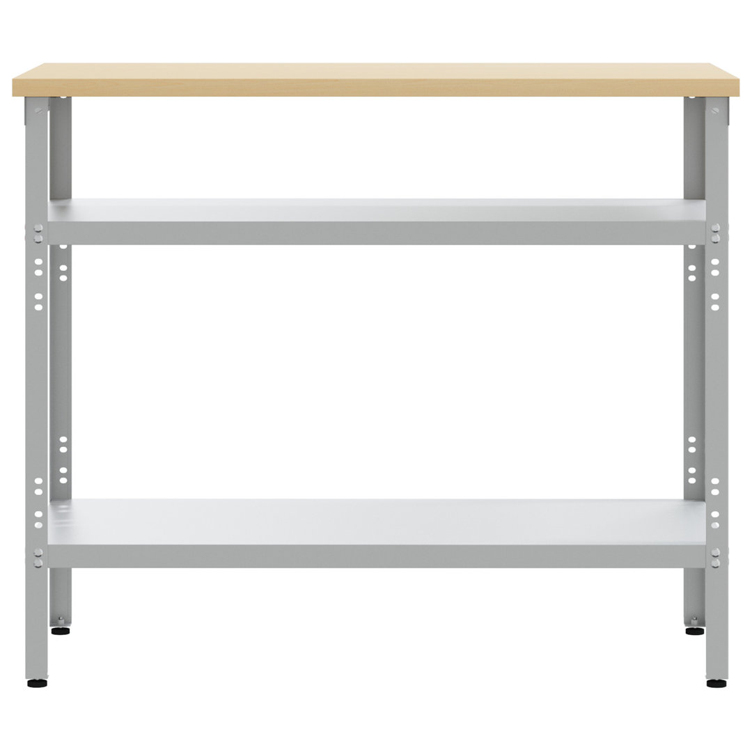 100cm W Steel Top Workbench