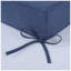 Ensemble de coussins de causeuse d'extérieur 48 po bleu marine - Coussins de remplacement pour siège profond et imperméables avec attaches-126172321