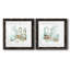 Blue Opulence I - ensemble de 2 peintures encadrées-127192418-127192423