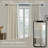 Linen Back Tab Curtains,Light Filtering Curtain, Thick Linen Textured Semi Sheer Drapes(Set of 2,With Hooks)-1780285706-1809414764