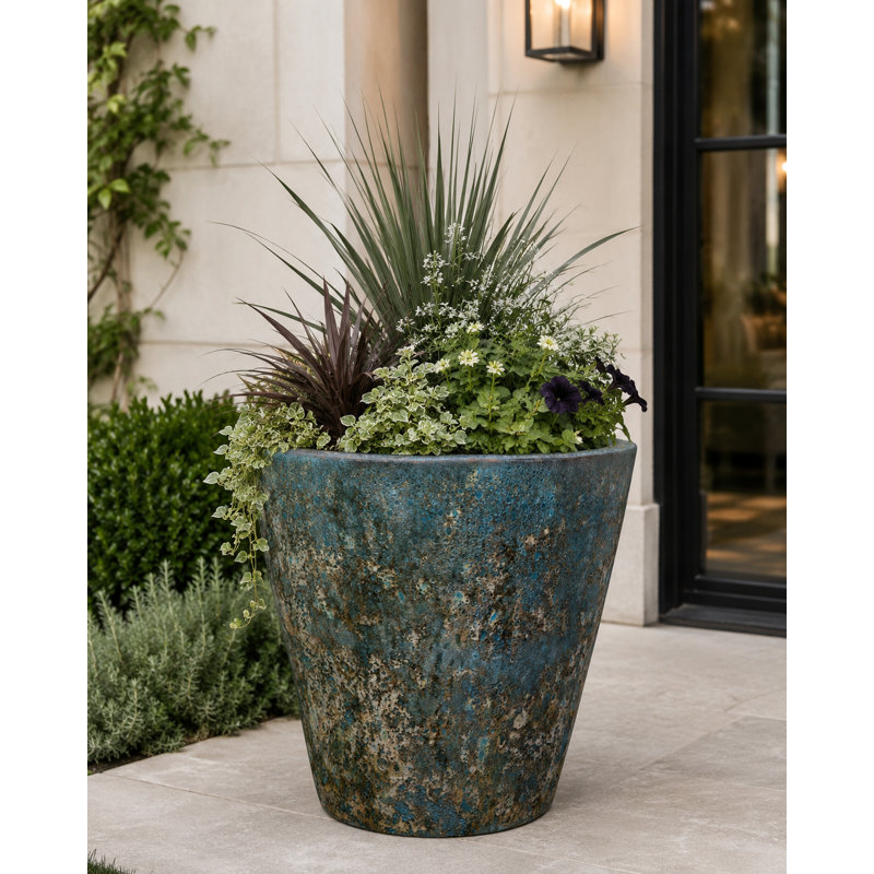 Pot de fleurs Vaso de 70 cm (27,5 po) - Bleu lunaire foncé