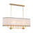 Mihaica 8-Light Dimmable Oval Linear Chandelier