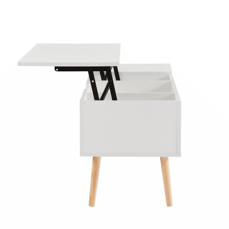 Table basse Rastko, Matte White
