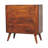 Solid Wood Bera Chest, 3 Drawers, Brown
