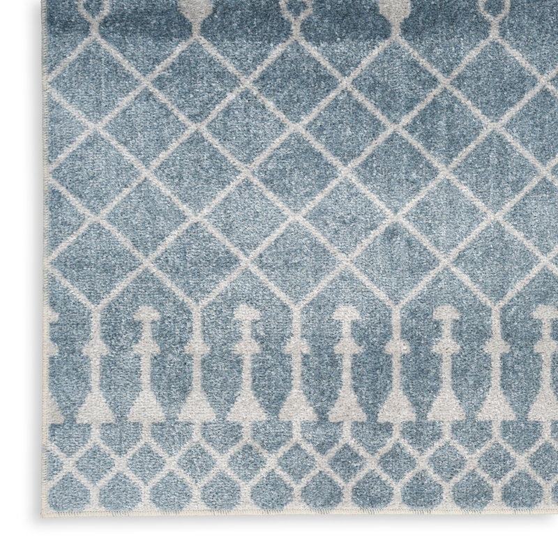 Kittie Washable Moroccan Indoor Rug, Runner 2'2" x 8'