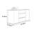 Modern minimalist storage sideboard