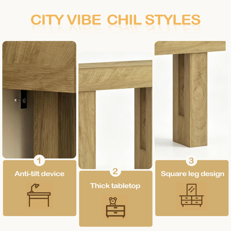 Narrow Entry Table,Behind-Couch Table,Sofa Table,Side Table