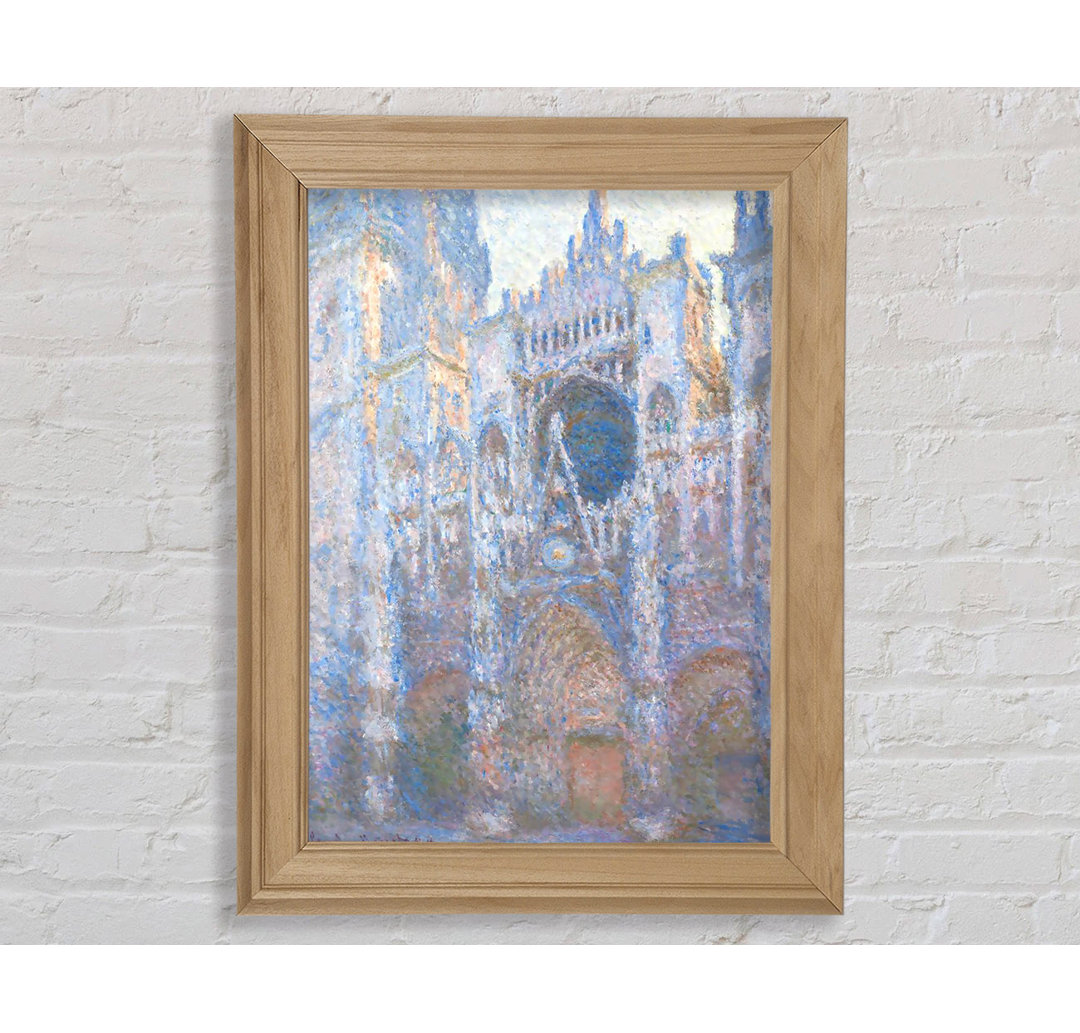 Monet Rouen Kathedrale West - Einzelner Bilderrahmen Kunstdrucke