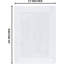 Tapis de bain réversible en coton blanc Bedding Craft, 43 x 61 cm-108892055