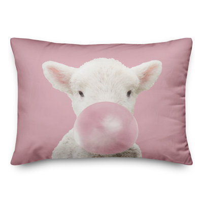 Housse de coussin rectangulaire en polyester 