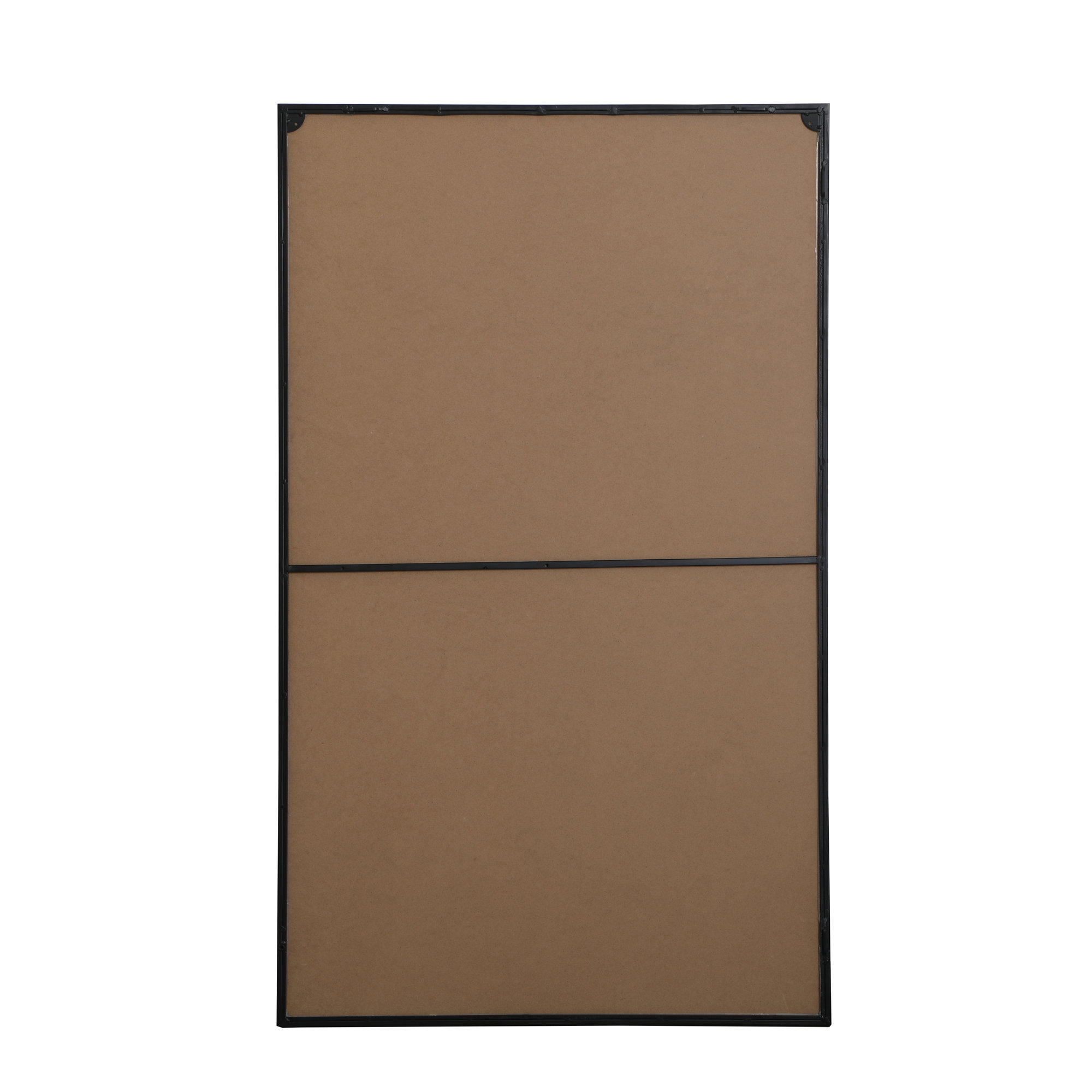 Sabine Metal Rectangle Wall Mirror, 60" x 36", Black
