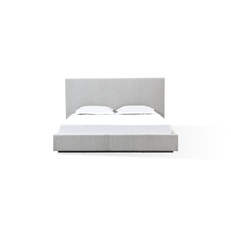 Lit plateforme tapissier One, Reine