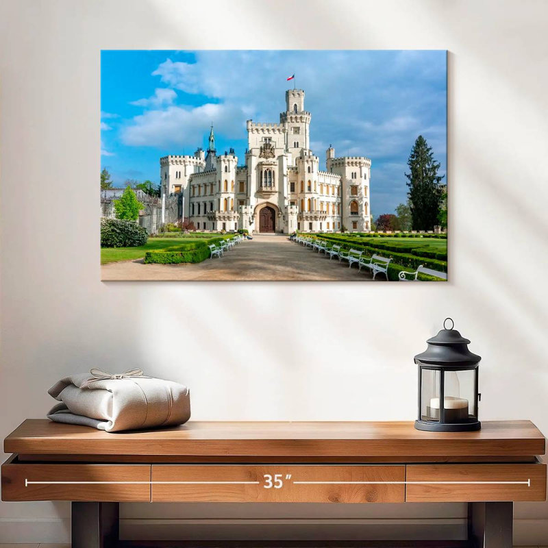 Château de Hluboka, H 16 po x l 24 po