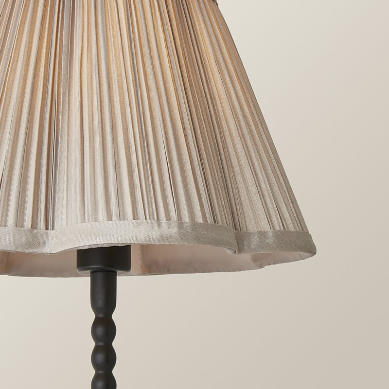 Cifuentes Metal Table Lamp, Black, No, Light Grey