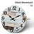 Wendee Manufactured Wood Wall Clock-818250506