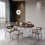 Ferro Beech Oval Dining Table-105634090-105634094