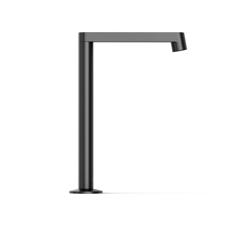 Components Tallbathroom Sink Spout with Row Design, Matte Black