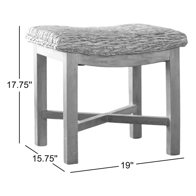 Bittle Solid Wood Accent Stool
