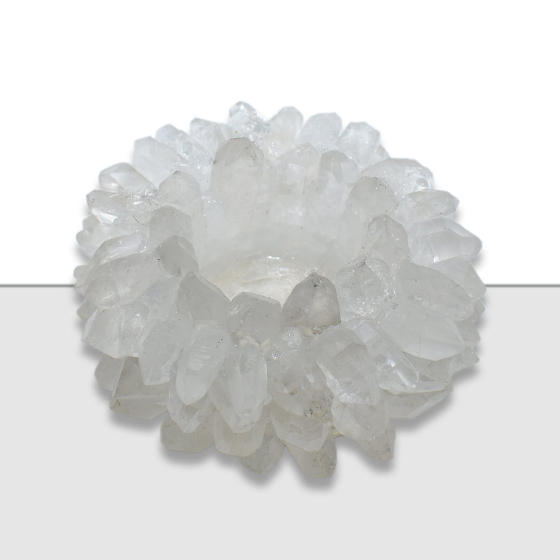Porte-votive de table en pierre, Quartz