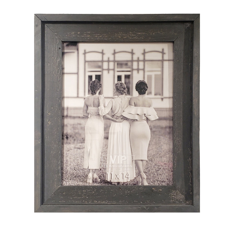 Cadre photo simple en bois 11 "x 14" blanc