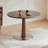 Black&Walnut Round Sintered Stone Dining table-1694483369-1694483368