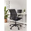 World LM, Black Ergonomic Task Chair with Poppy Seed Backrest, and Light Brown Autumn Upholstered Seat-1272104349-1272104414-1271284922